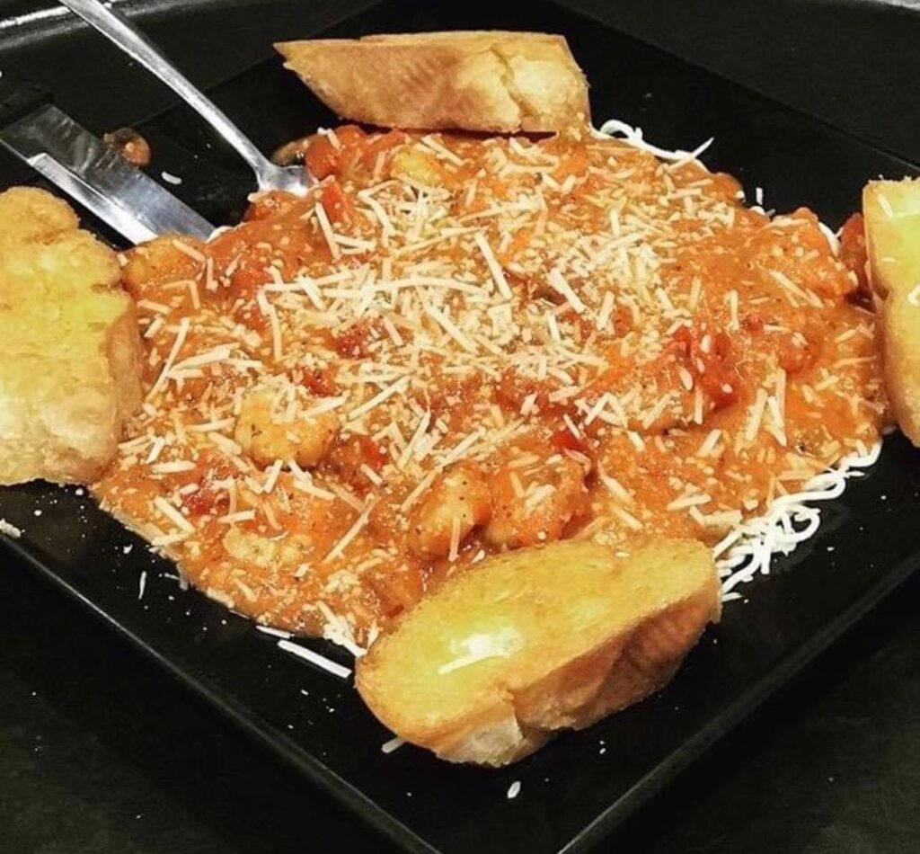 shrimp spaghetti